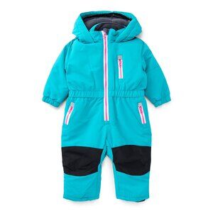 NEW Iceburg Baby Boys Midweight Coverall Insulated One-Piece Suit Turquoise